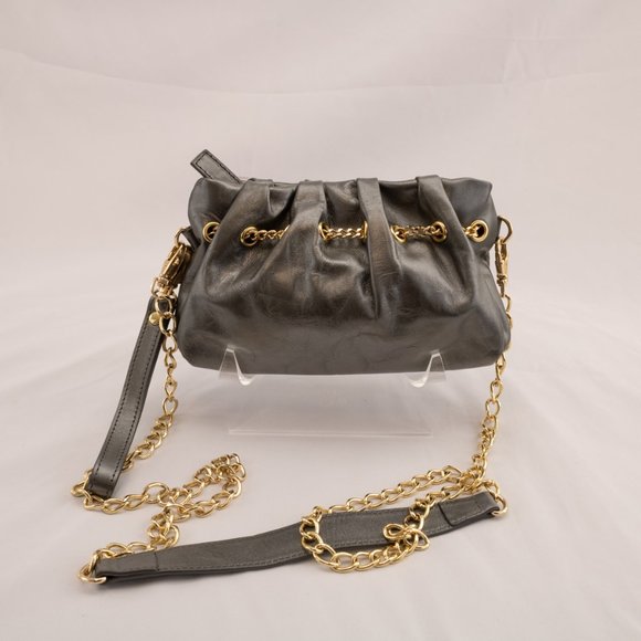 Robert Dice Gray Shoulder or Crossbody Bag - Picture 1 of 6
